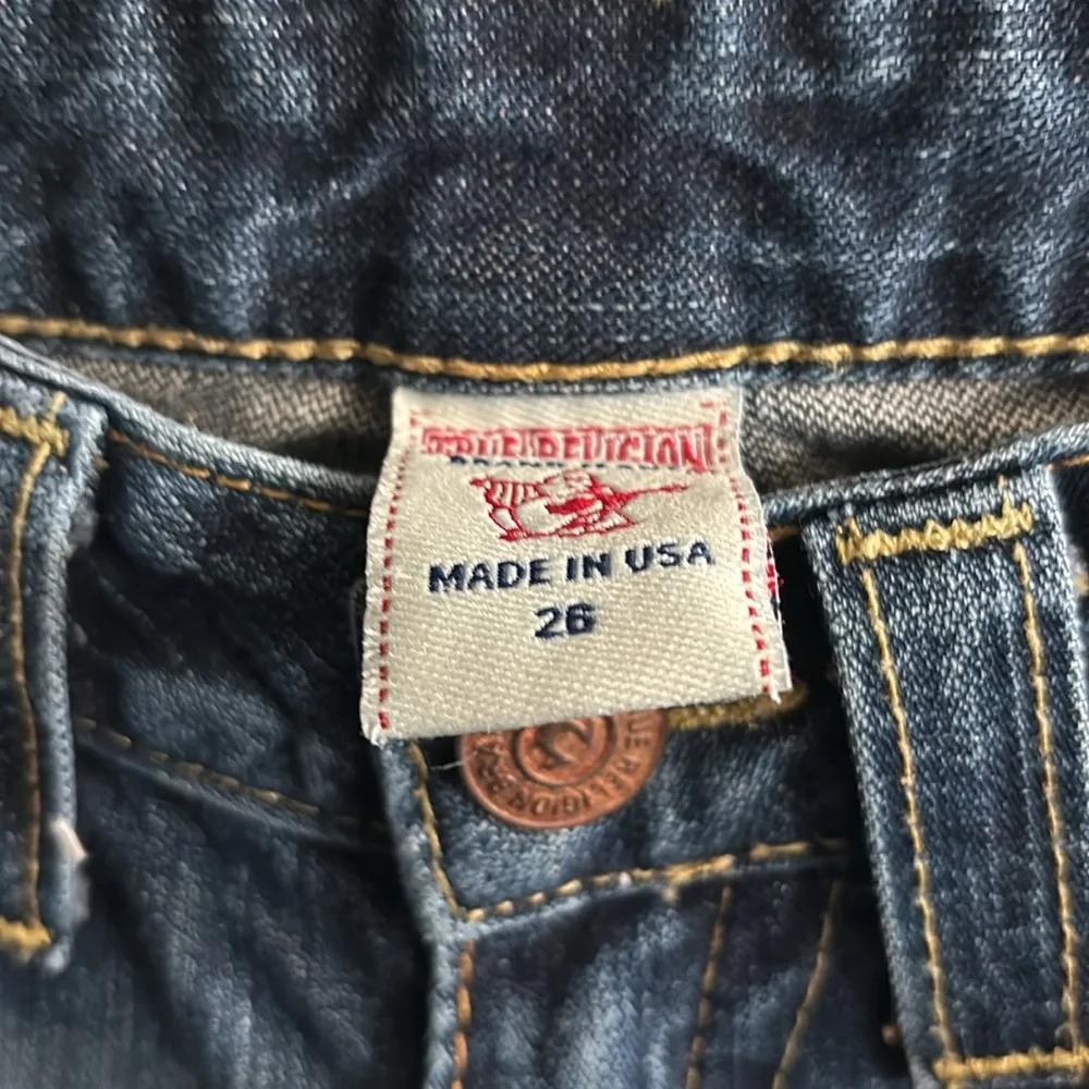 True Religion Classic Blue Flare Jeans - Picture 3 of 6